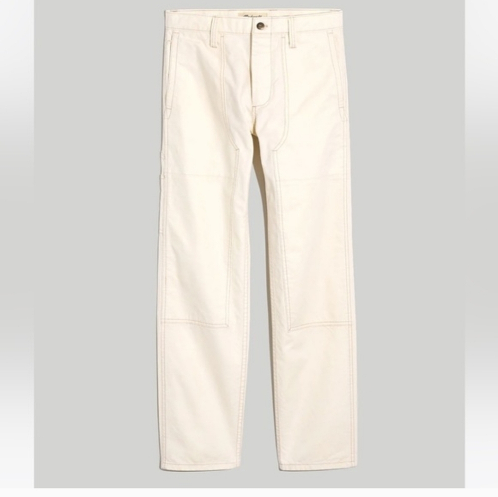 NWT MADEWELL Vintage Canvas Relaxed Straight Workwear jeans 35 X 32